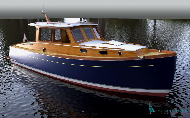 Classic Delta 29' WoodenBoat Magazine
