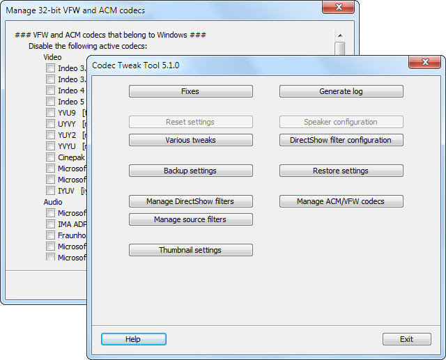 Codec Tweak Tool 5.8.3