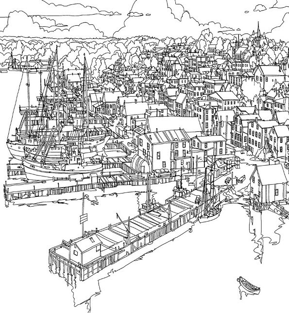 Download Kids-n-fun.com | 29 coloring pages of Cities