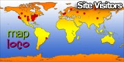 Locations of Site Visitors