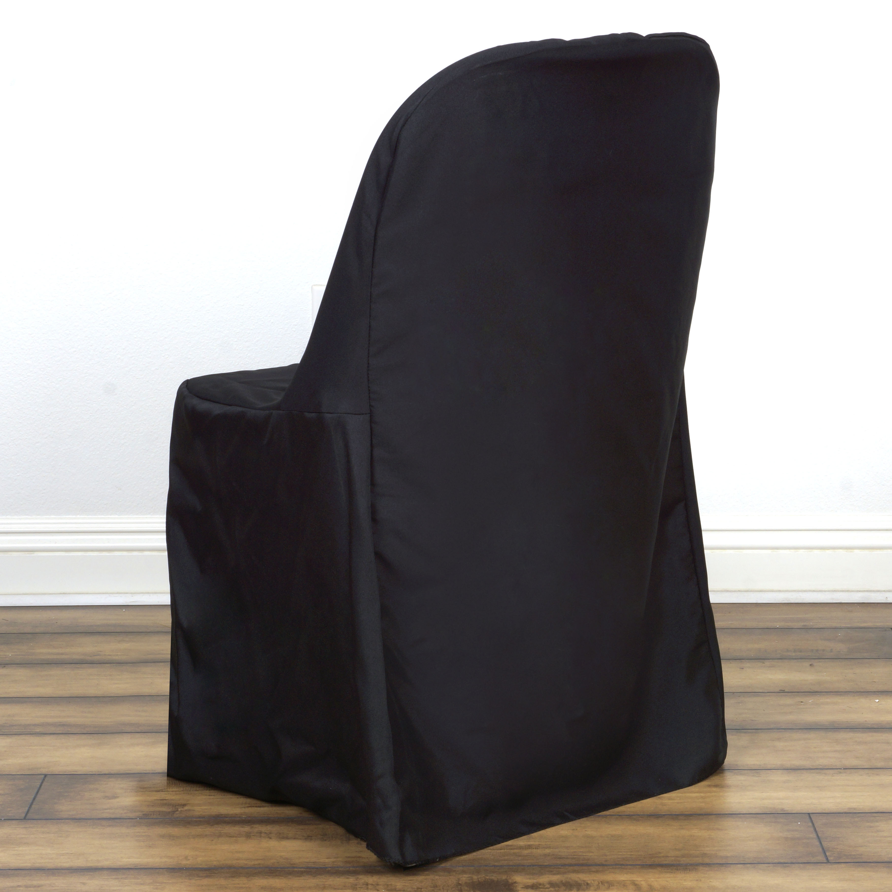 Polyester Folding Flat Banquet CHAIR COVERS Wedding Party ...