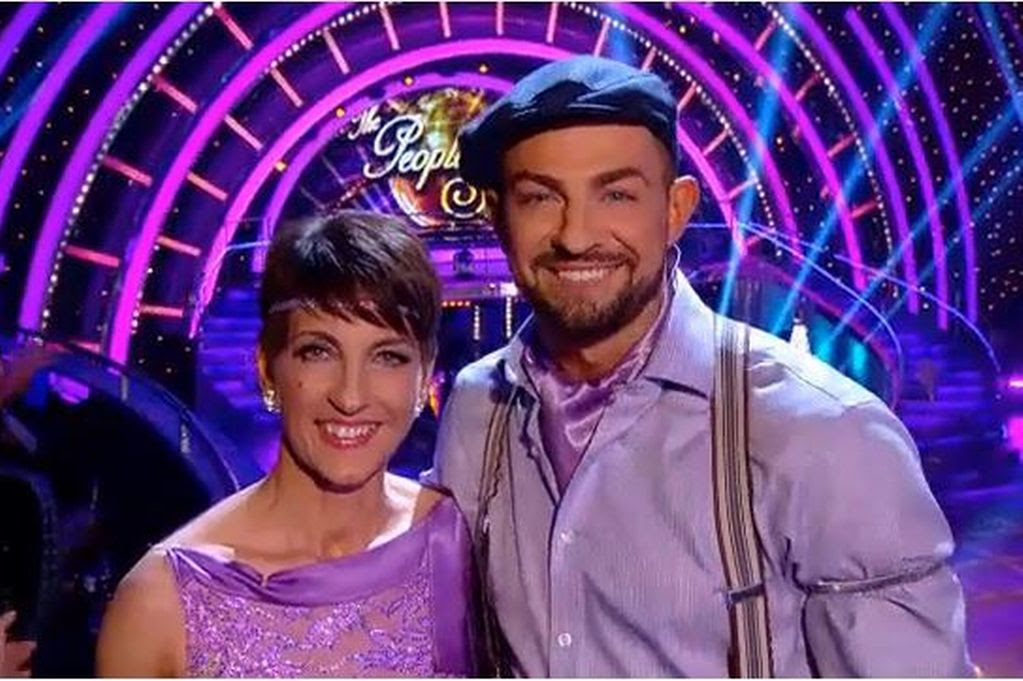 Anna Kennedy OBE and her professional partner Robin Windsor perform the Charleston