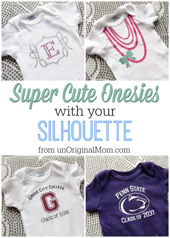 Download Super Cute Onesies with your Silhouette & A Silhouette ...