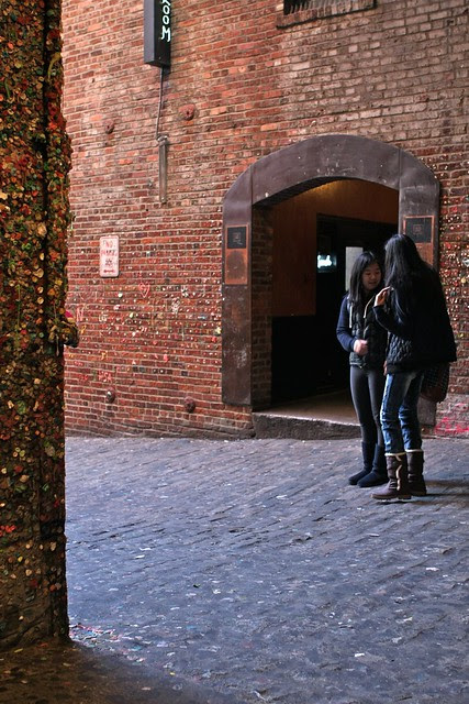 Alibi Room Entrance and Gum Now Encroaching Quite a Bit on the West Wall