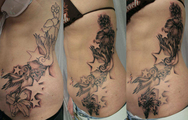 flower tattoos for girls