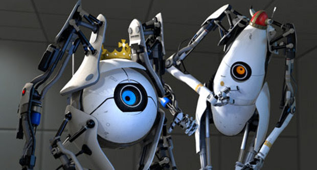 portal 2 atlas bot. Portal 2 invaded by TF2 hats