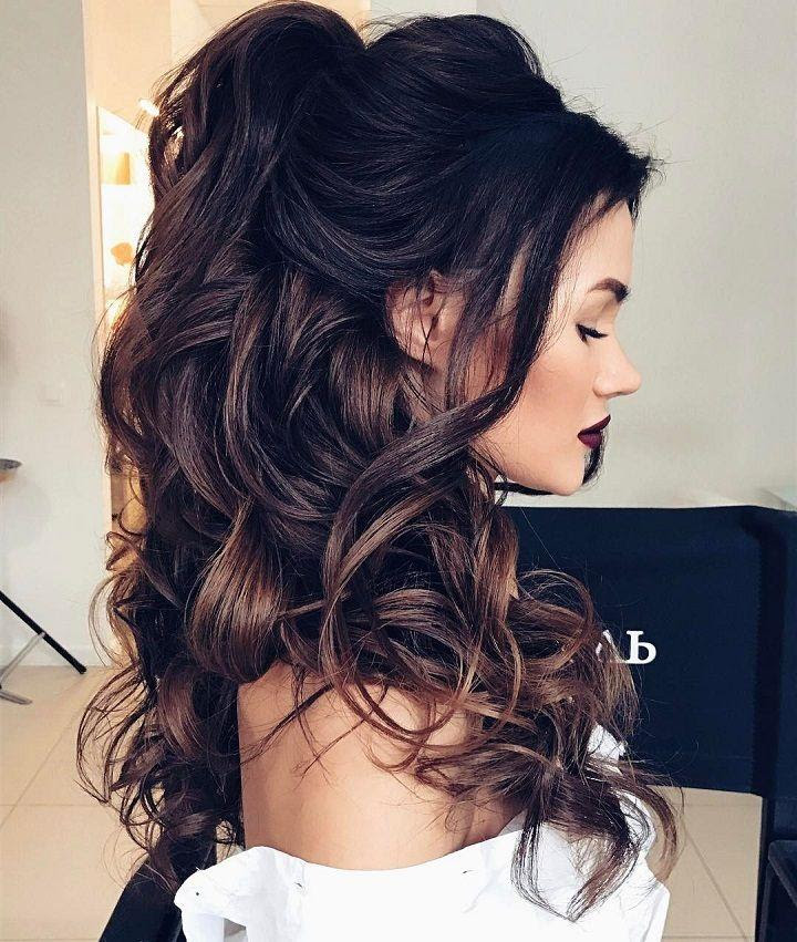 32 Pretty Half Up Half Down Hairstyles Partial Updo Wedding Hairstyle Weddbook