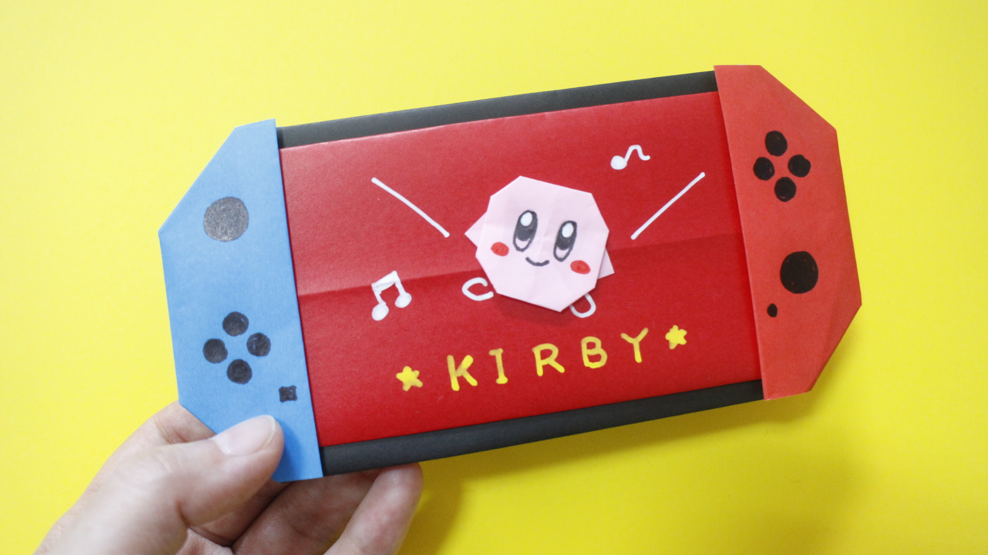 折り紙 星のカービィ Switchゲームの作り方 Mama Life Blog