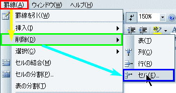 表の作成 セル 行 列 表 の削除 Ms Wordを使いこなす