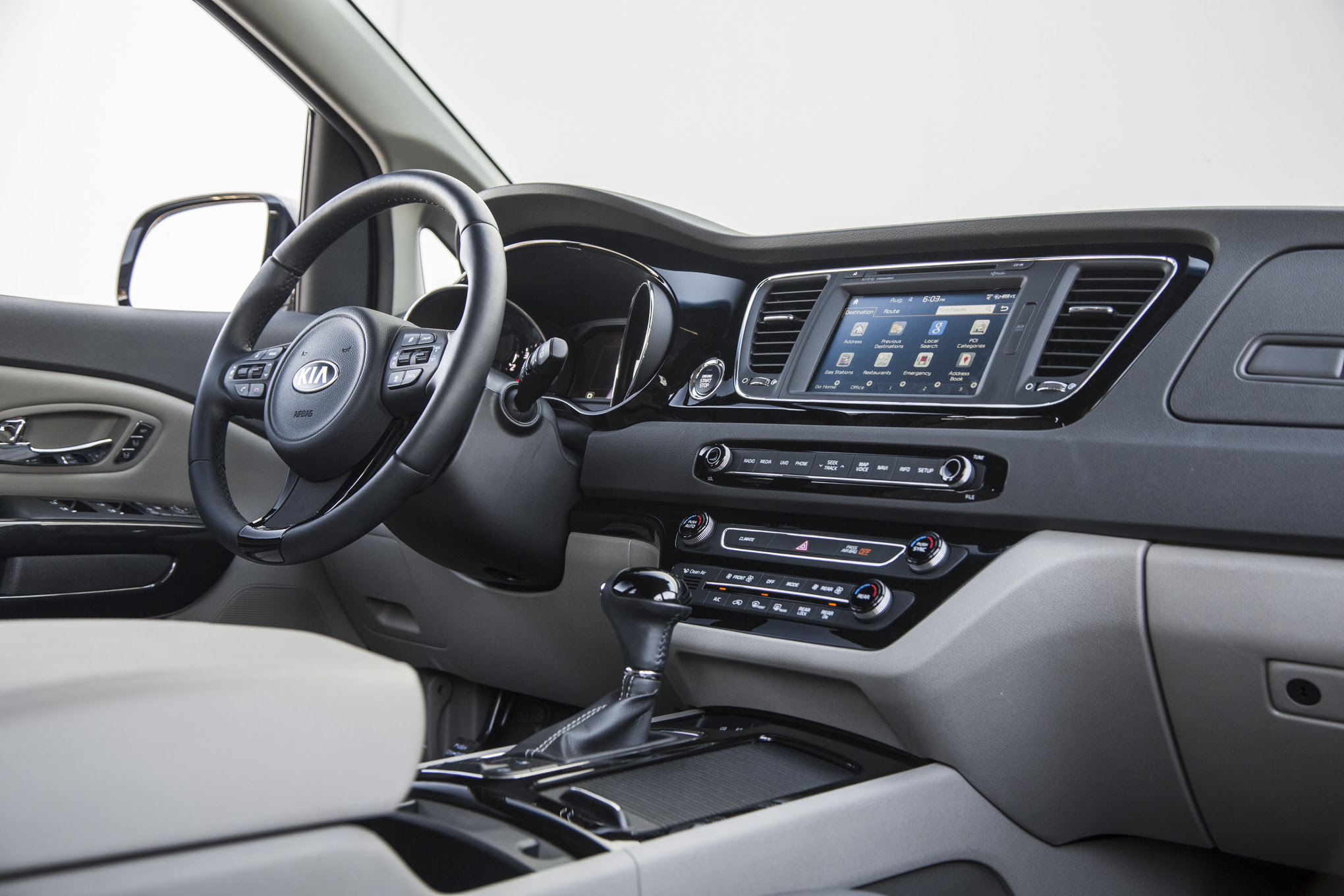 2016 Kia Sedona SX interior view