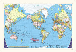 La Carte Du Monde De Pays Europe Amérique Afrique Asie