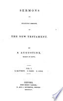 Sermons on Selected Lessons of the New Testament