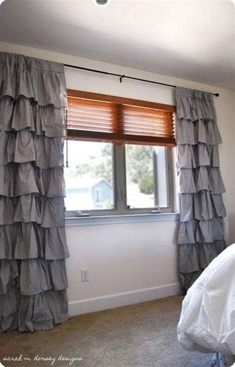 I recently found casper sheets at homegoods marked at $50 for a king set. Turn Sheets into Ruffled Curtains - KnockOffDecor.com