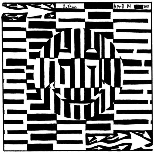 Illusion of Happiness maze by you.