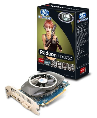 Sapphire Radeon HD6750 Grafikkarte (PCI-e, 1GB GDDR5 Speicher, HDMI, VGA, 1 GPU)