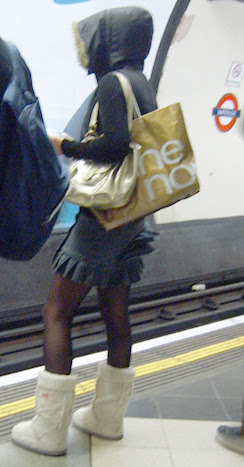 OHMIGOD They've snapped Kenny's Sister on the London Underground