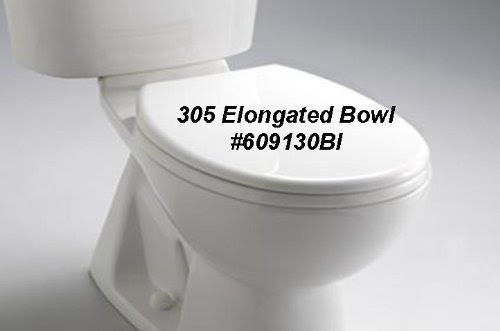CAROMA 305 Elongated Toilet Bowl, BISCUIT - 609130BI
