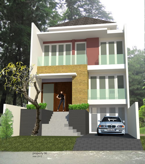 Rumah Split Level Minimalis HomeDesignPictures Rumah Split Level Minimalis HomeDesignPictures