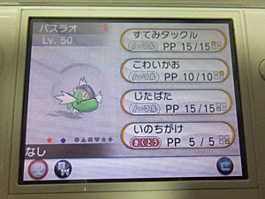 色違いバスラオ 赤 いろぽけ探索記