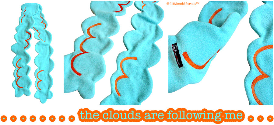 the clouds are following me