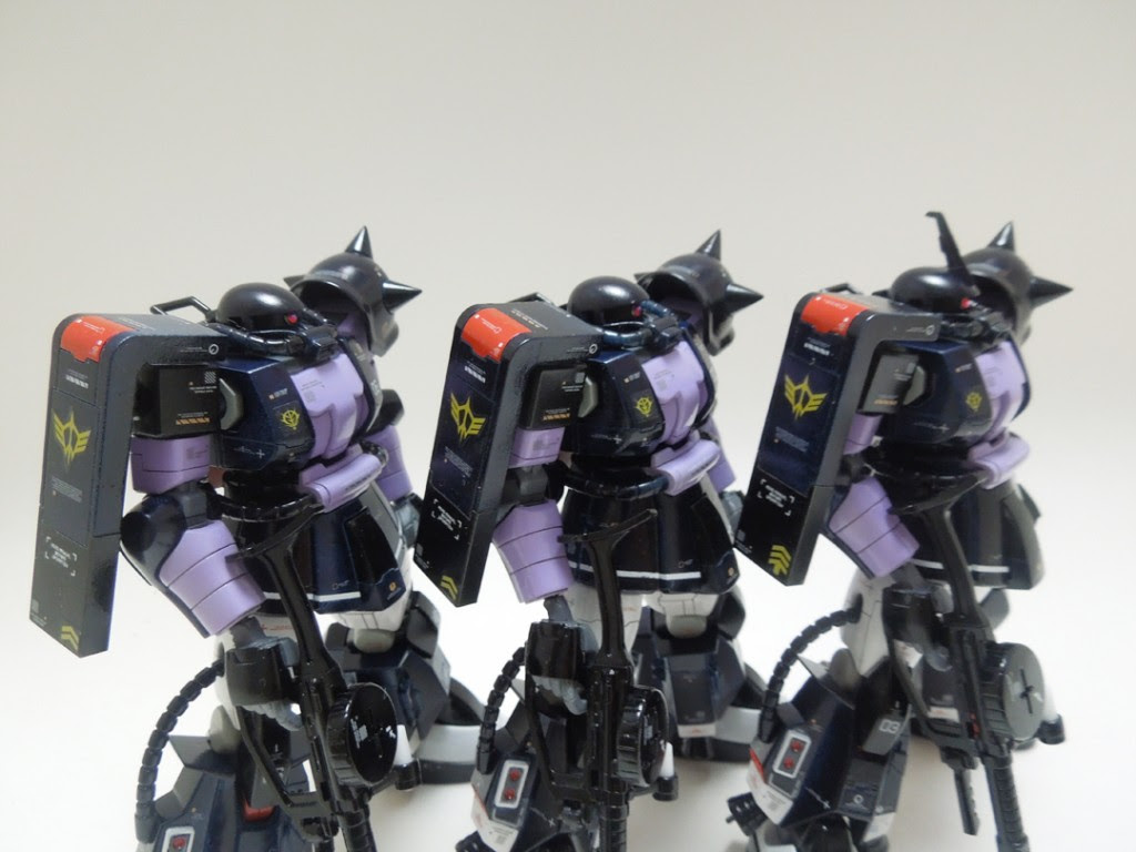 Hguc Ms 06r 1a 黒い三連星ザク全三回 第二話 殆どの台詞が おお だけwwwそれがオルテガなんですよの巻 Uc Timeline ガンプラ好きだけど難しいことは出来ない