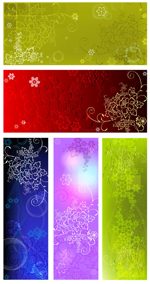 flower patterns backgrounds. of flower pattern embossed