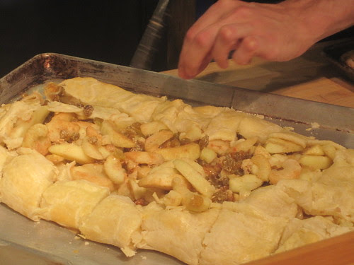 Apple pie in the bistro