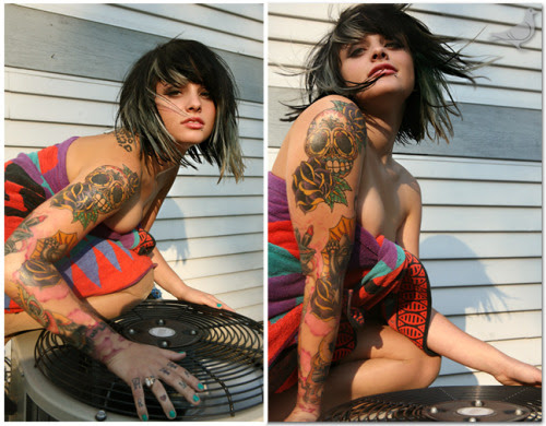 tattooed girl