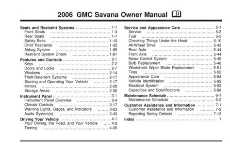 Download gmc savana manual torrent Prime Reading PDF