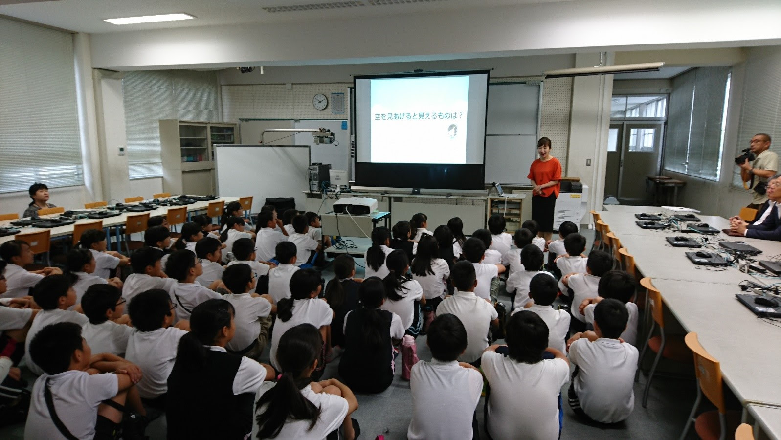 三浦工業 読売新聞 プラネタリウム環境教育プロジェクト の出前授業を行いました 19年7月3日 Npo法人 気象キャスターネットワーク Weather Caster Network Wcn