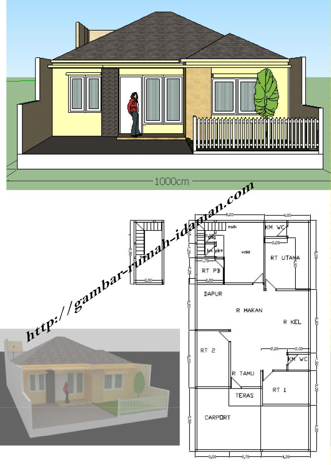 DENAH LEBAR 10 METER | Gambar-Rumah-Idaman.com