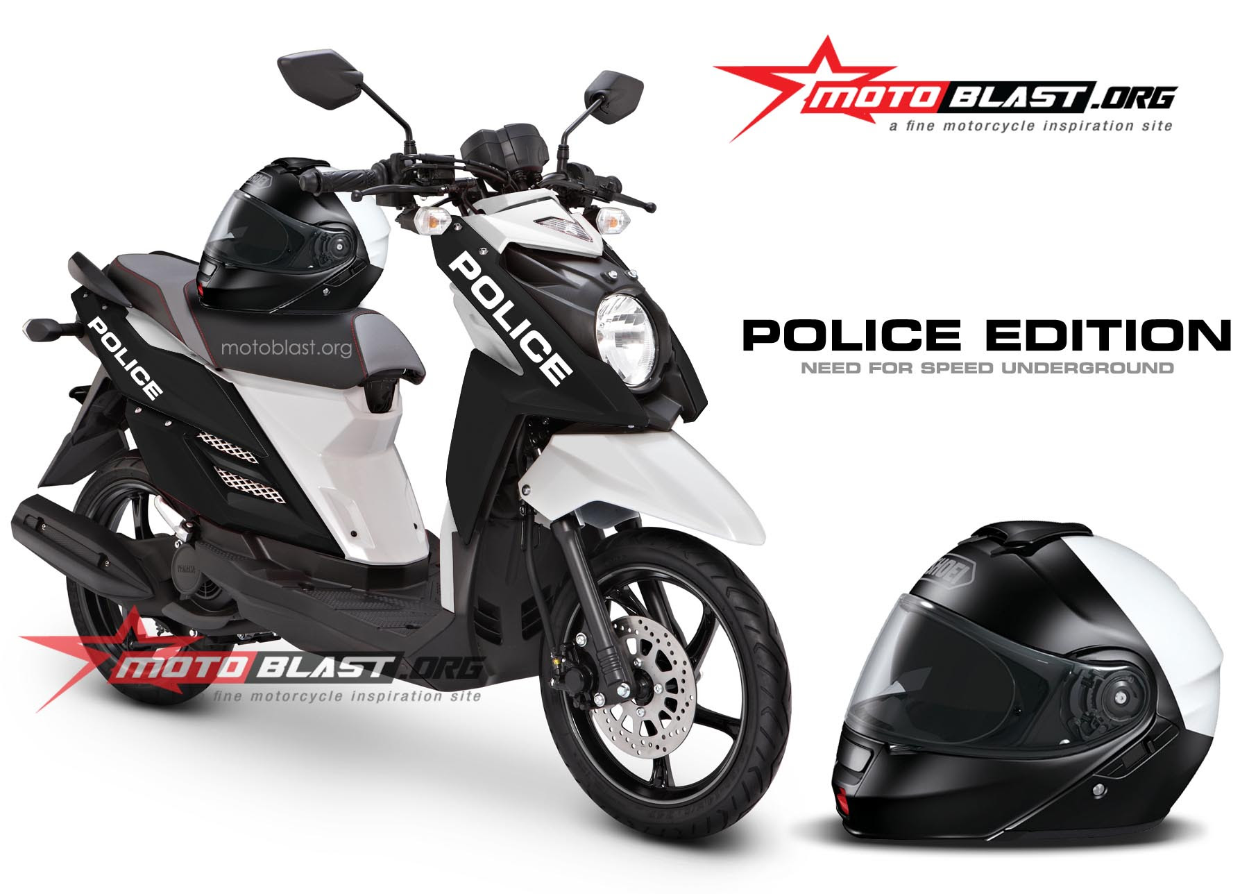 Yamaha X Ride Black Police Edition MOTOBLAST