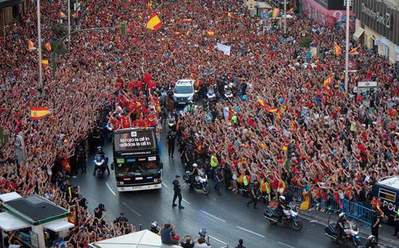 UEFA EURO 2012 Champions Spain Victory Parade