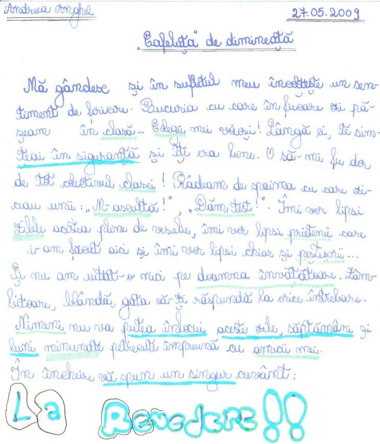 Arhive Sfarsitul Clasei A Iv A Rodica Stefănică