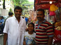 indian sweetmeats stall owner