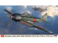Hasegawa 1/48 Mitsubishi A6M5c/A6M7 ZERO FIGHTER TYPE 52 Hei/TYPE 62 'FUYO Unit'  (07448) English  - i0