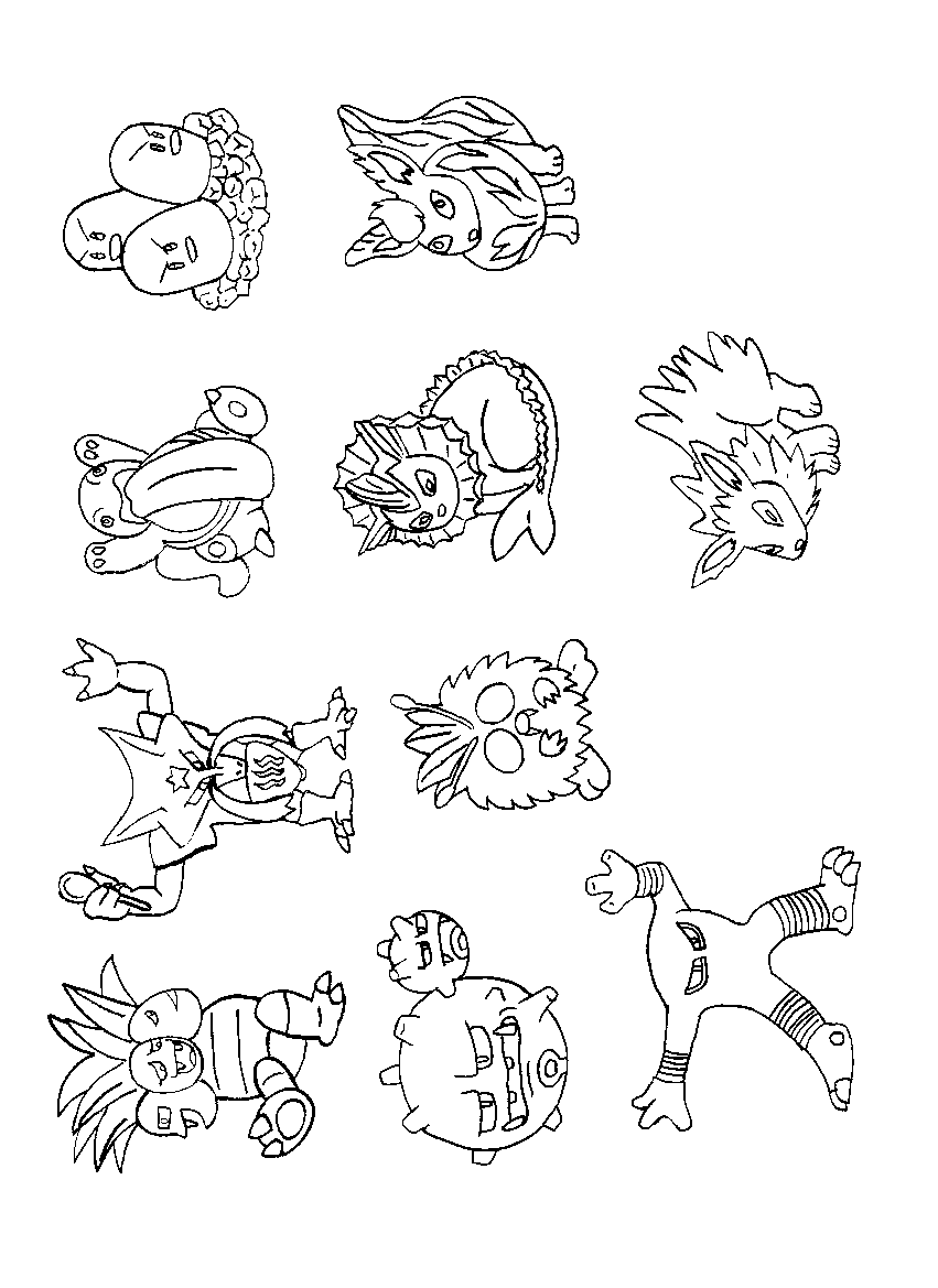 コンプリート ポケモン 塗り絵 無料 ダウンロード 美しい芸術