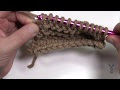 Tunisian Purl Stitch - tps