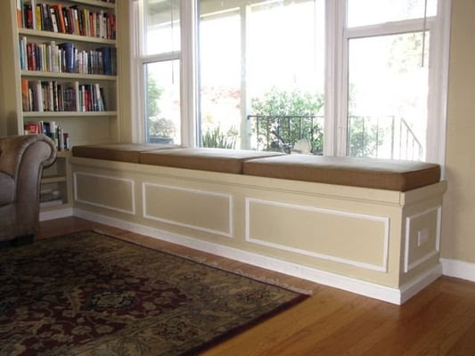 Bookshelf & Bench Seat with Storage | Yelp