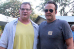 Vince Vaughn BBQs with Unmasked WWE Legend