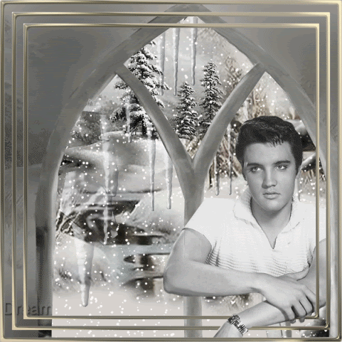 Elvis At Christmas,animated