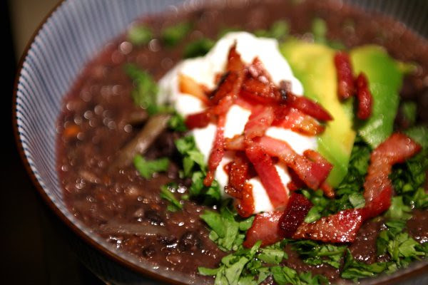 smoky black bean soup