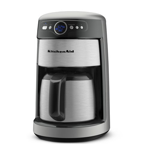 KitchenAid 12-Cup Thermal Carafe Coffee Maker, Countour Silver