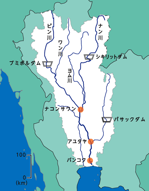 Ardec46号 11年タイ チャオプラヤ川における洪水被害