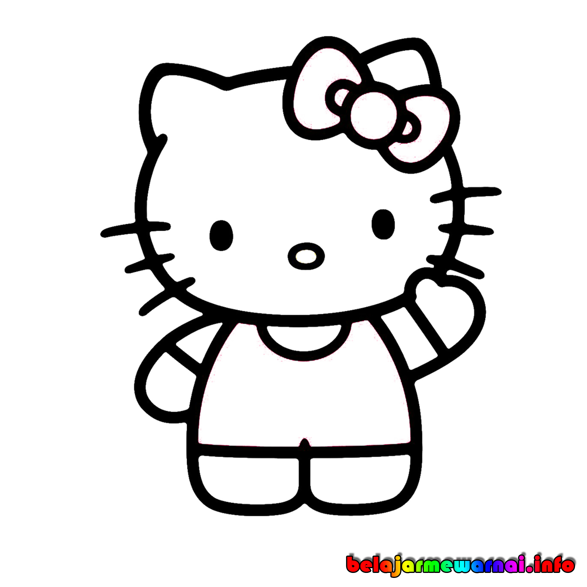 Hellokitty Hitam  Putih  Cliparts co