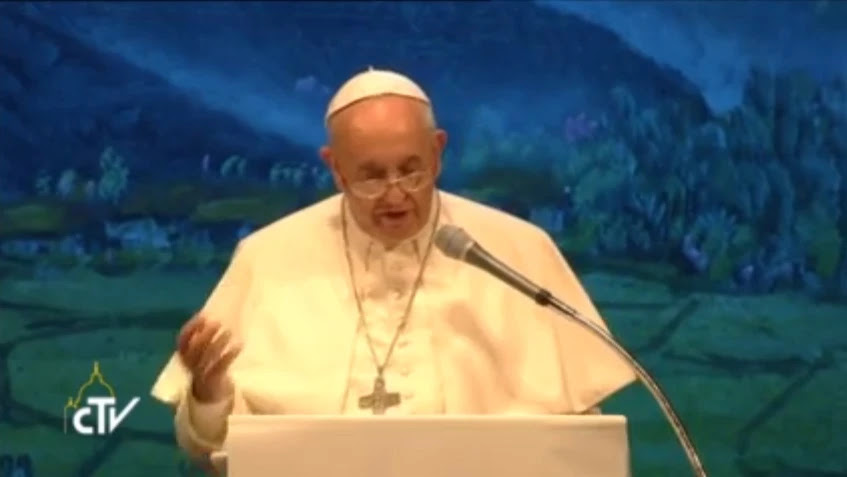Papa Francisco en el encuentro con jóvenes de Asia / Foto: Captura Youtube