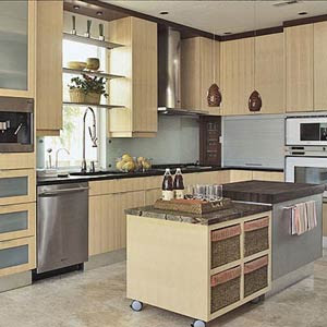 beautiful maple kitchen