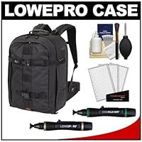 Lowepro Pro Runner 450 AW Digital SLR Camera Backpack Case + Kit for Canon EOS 70D, 6D, 5D Mark III, Rebel T3, T5i, SL1, Nikon D3100, D3200, D5200, D7100, D600, D800, Sony Alpha A65, A77, A99