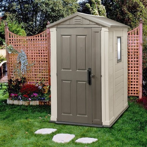 Keter Apex 4 x 6 ft. Storage Shed - Traditional - Sheds - by Hayneedle