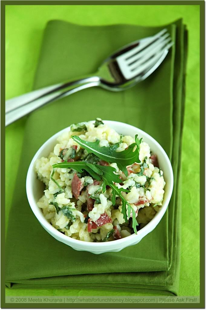 Rucola Bresaola Risotto (03) by MeetaK